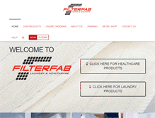 Tablet Screenshot of filterfab.com